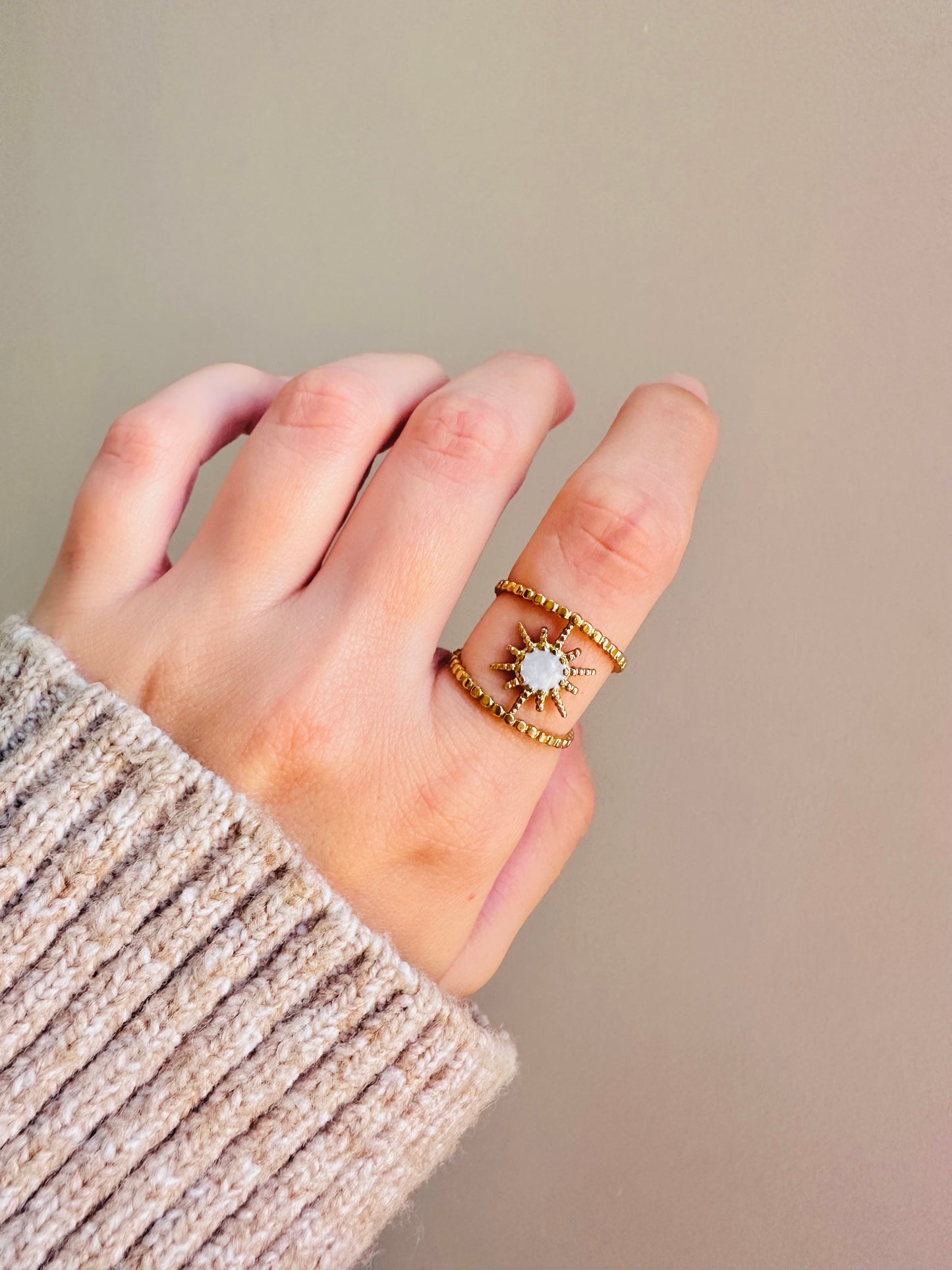 Gold Shell Ring