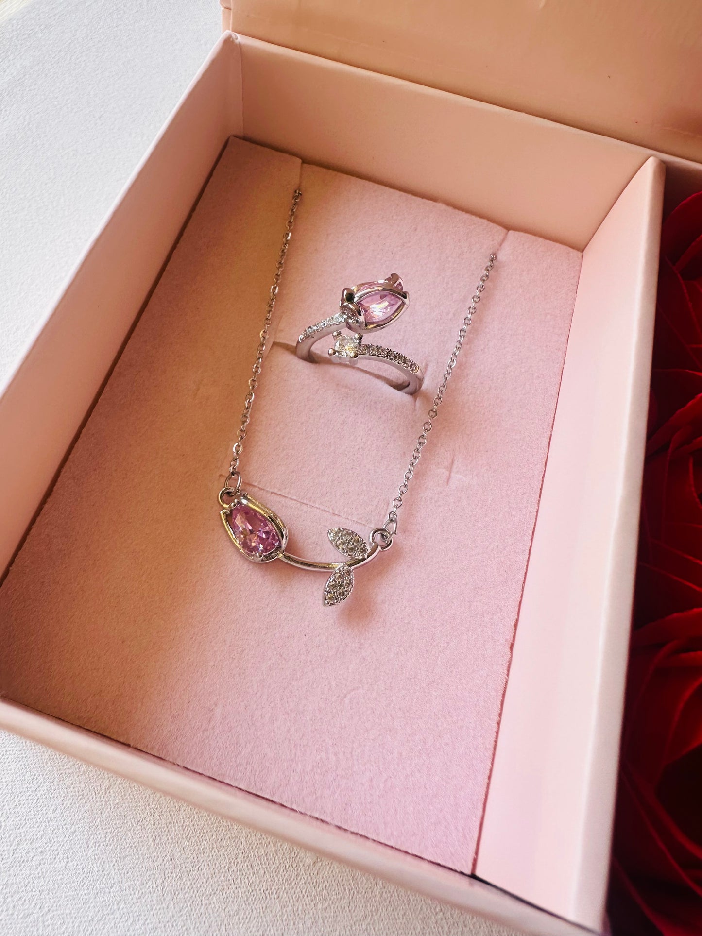 Silver Pink Tulip