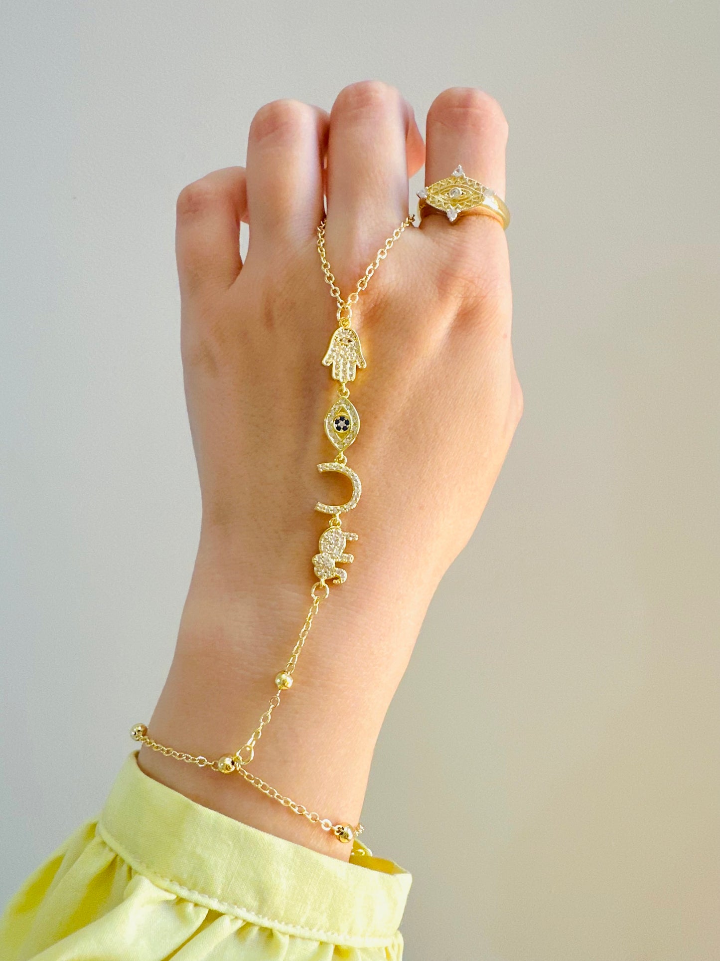 Hand Chain Gold Plated