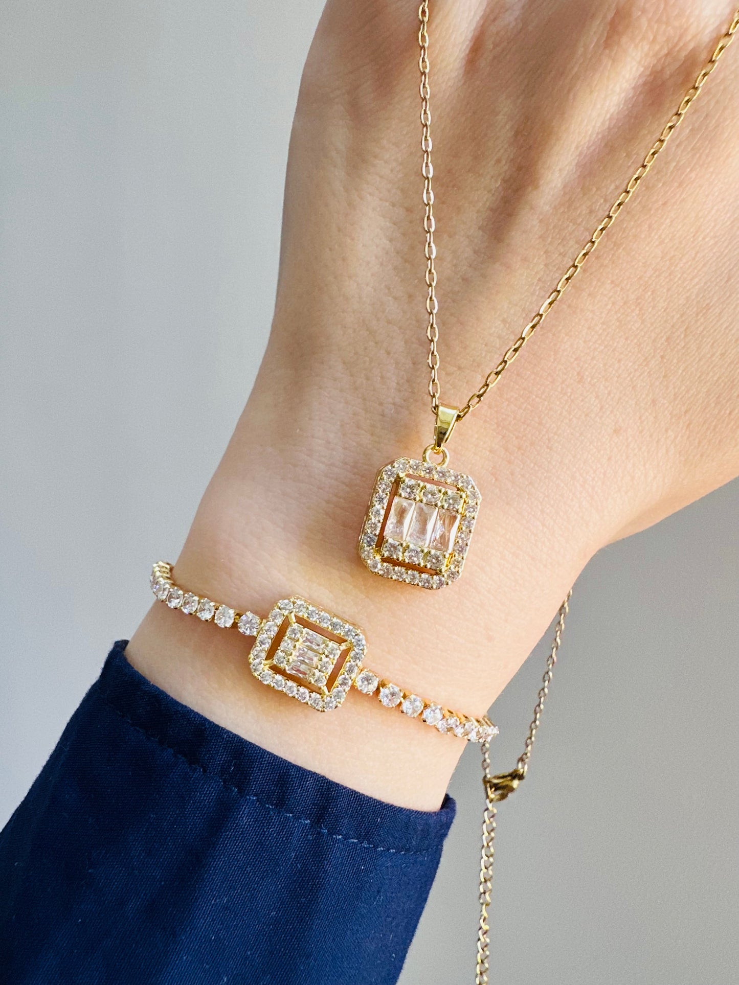 Baguette Gemstone Set