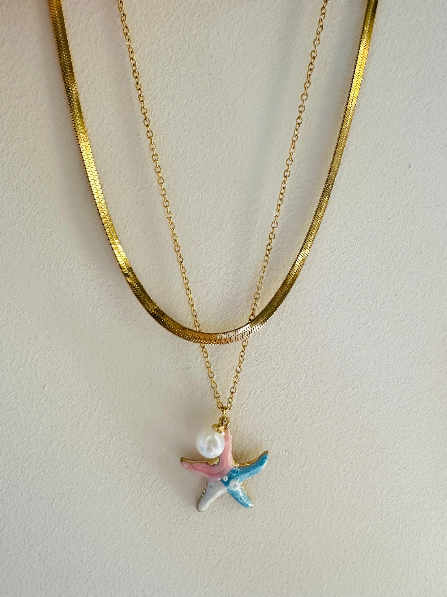 Two-Piece Star Necklace Set