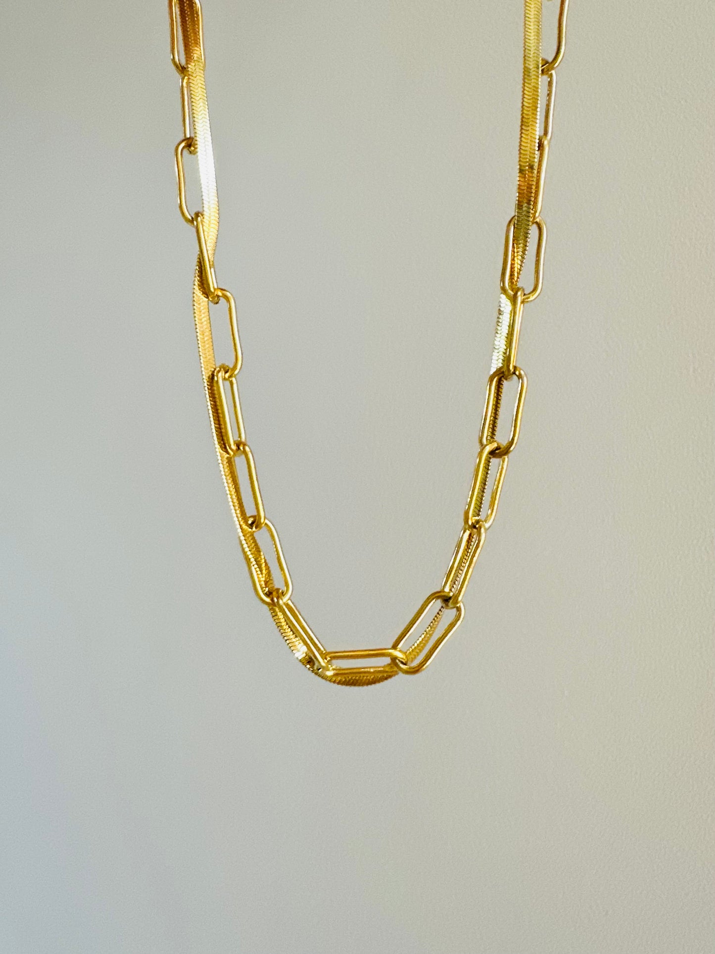 2-Piece Stainless Steel Necklace Set
