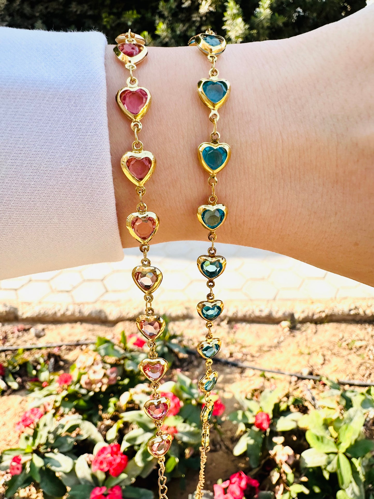 Colorful Heart Bracelet