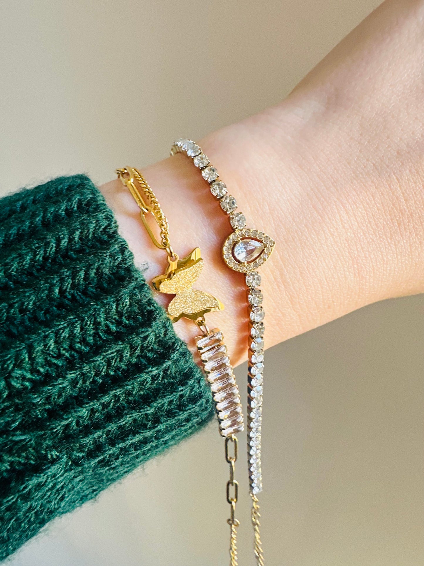 Butterfly Bracelet – Stainless Steel