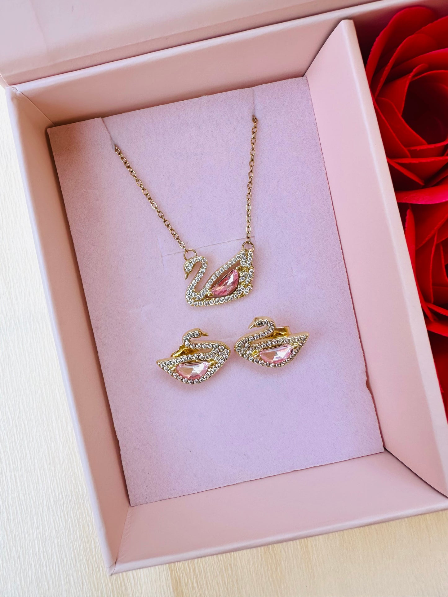 Necklace and Earrings