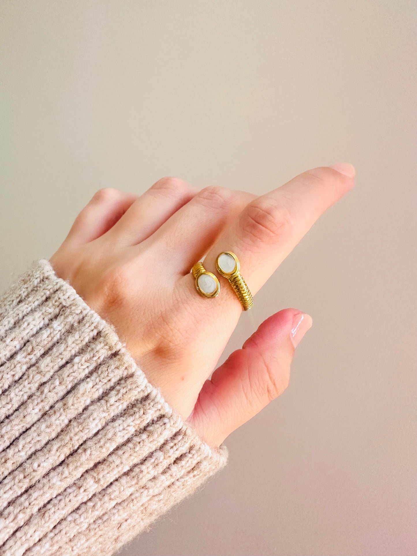 Gold Shell Ring