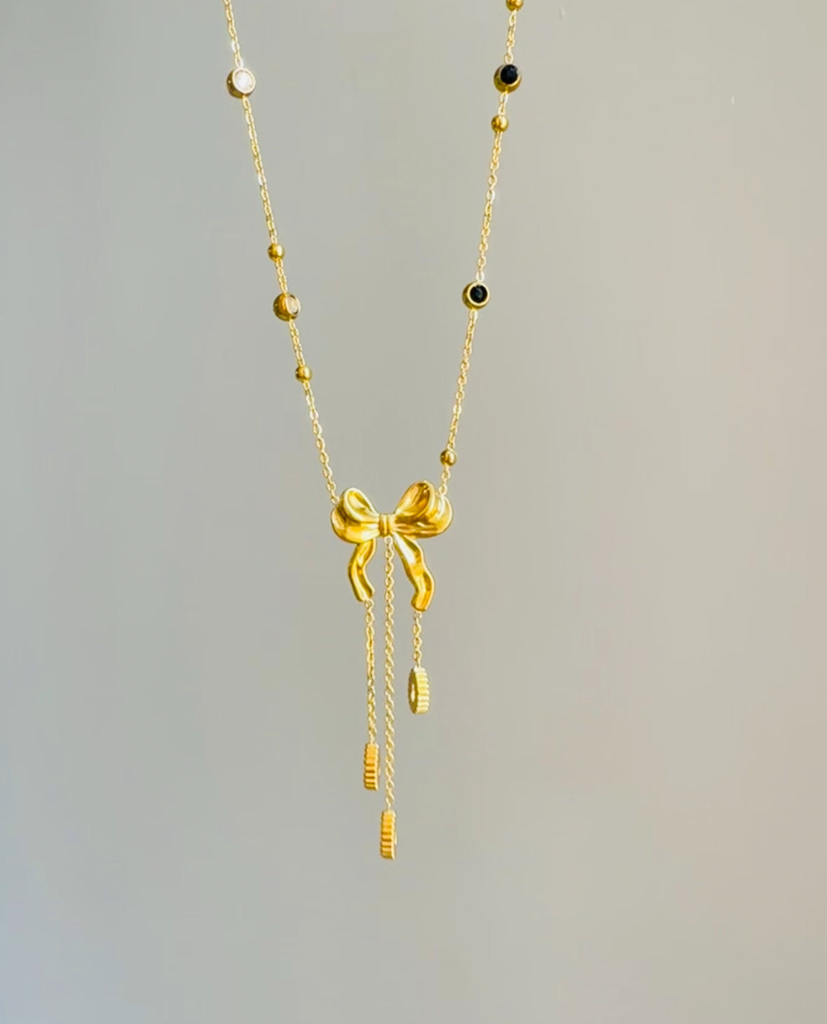 Bow Necklace – Stainless Steel