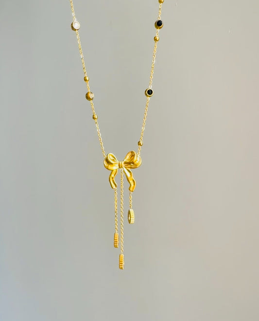 Bow Necklace – Stainless Steel