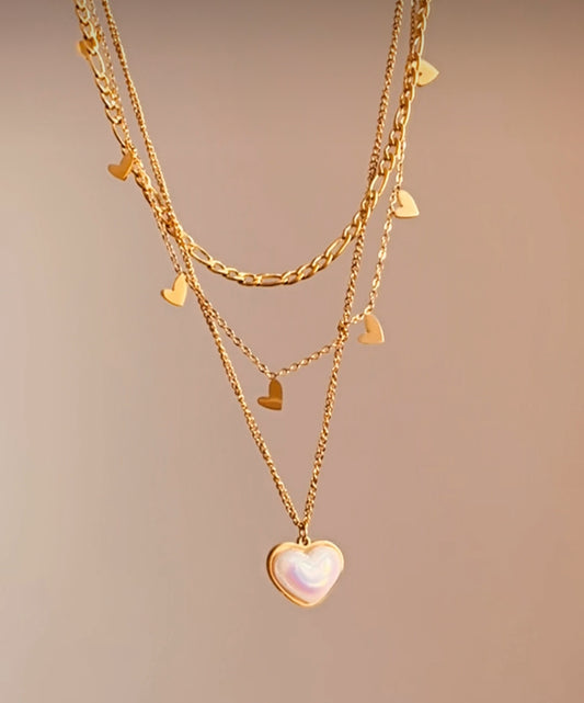Triple Heart Necklace