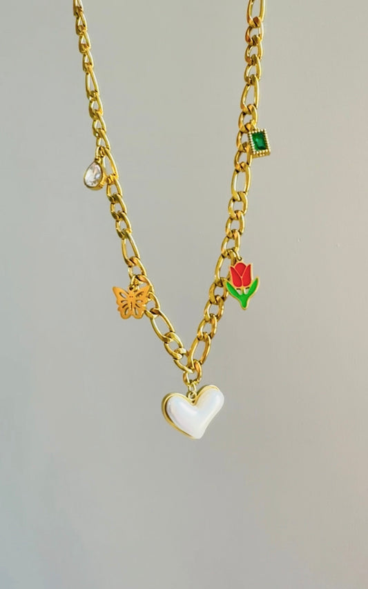 White Heart Necklace 🤍