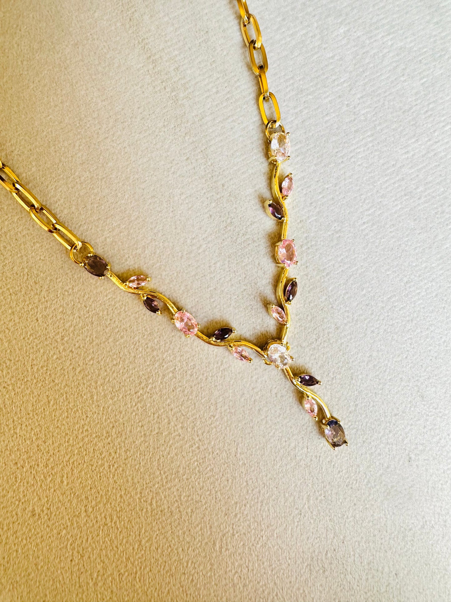 Colorful Tulip Necklace