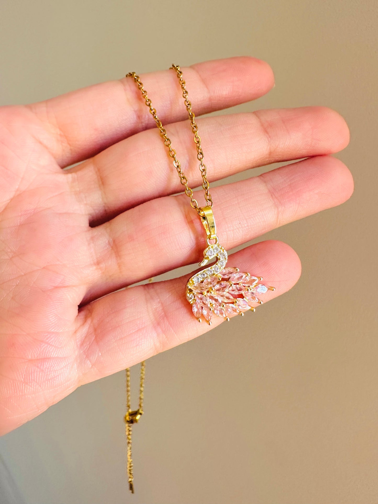 Swan necklace