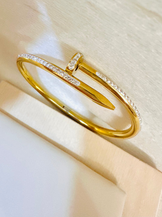 ✨ Pavé Nail Bracelet