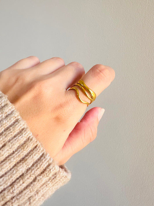 Gold Stainless Steel Ring
