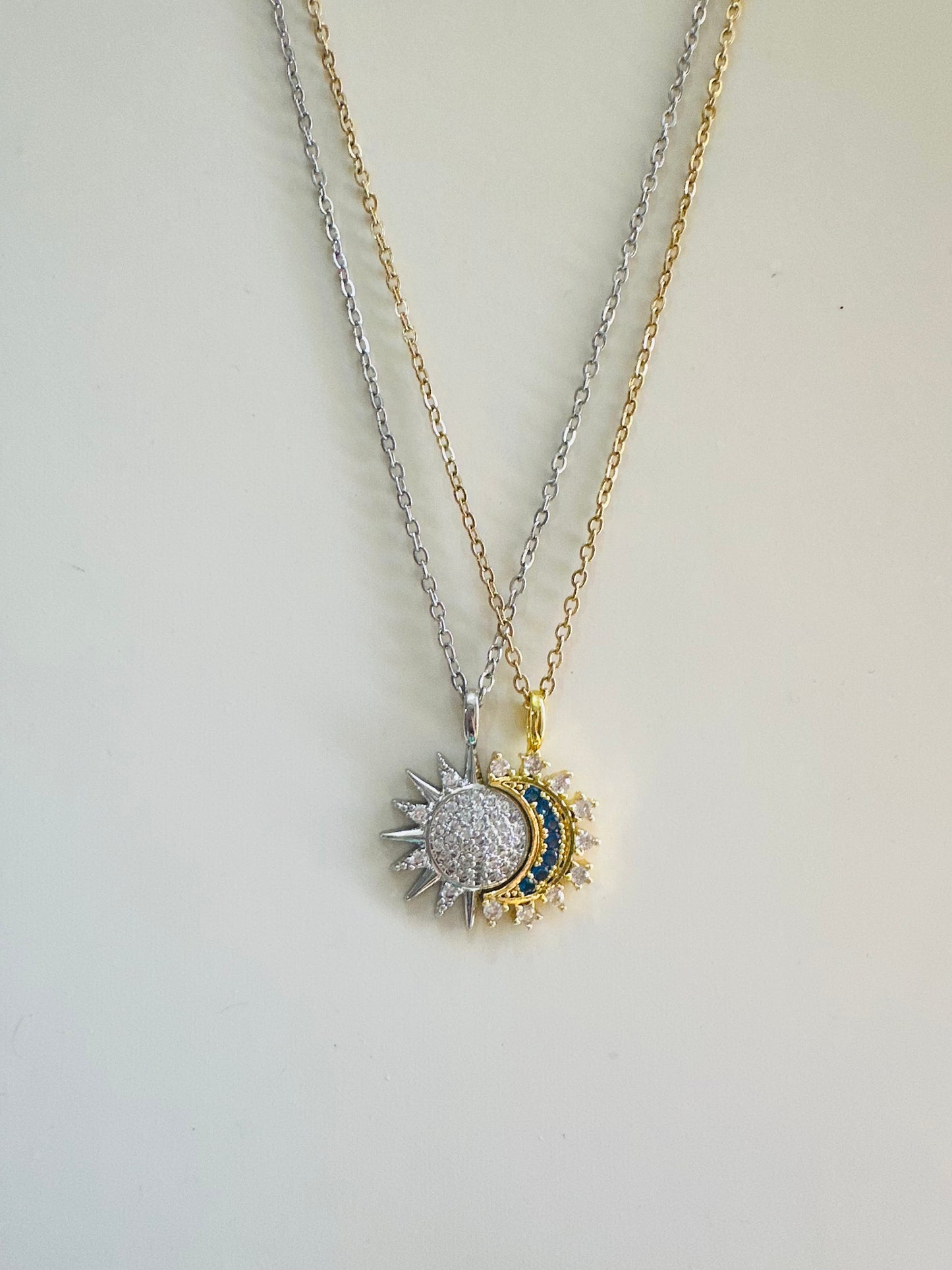 Two-Tone Gold & Silver Necklace – Stainless Steel