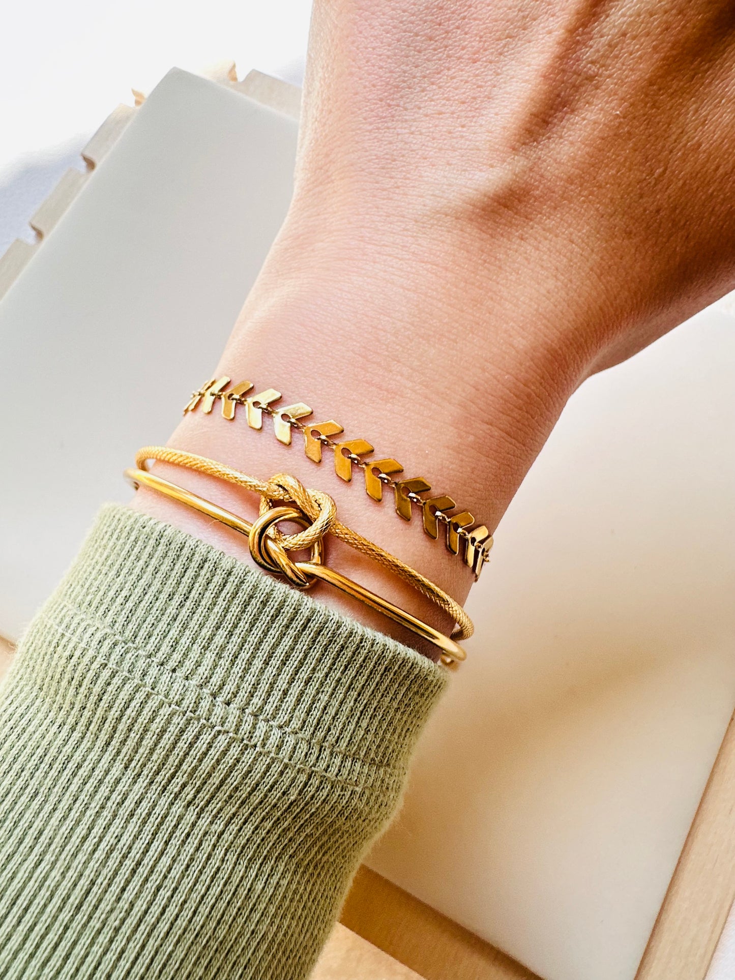 Gold Bangle – Stainless Steel