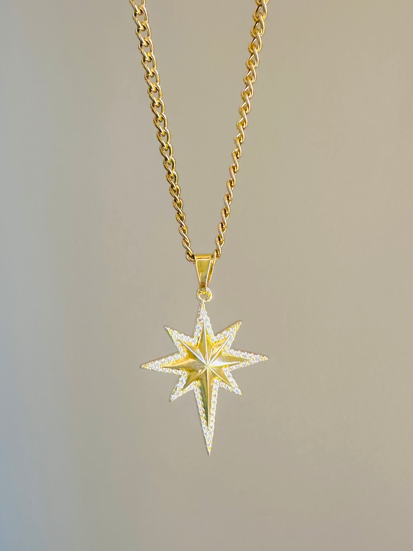Stainless Steel Star Necklace