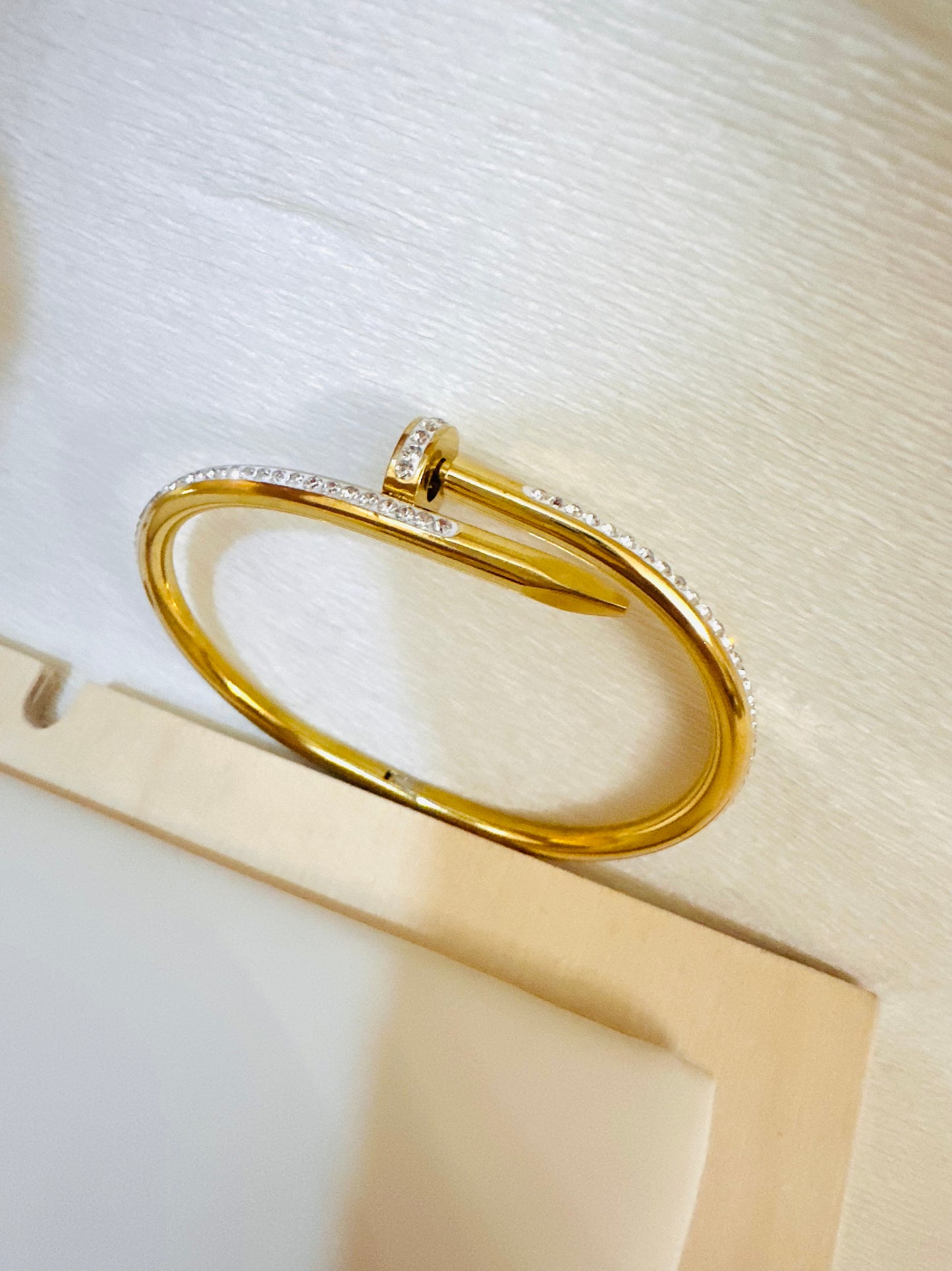 ✨ Pavé Nail Bracelet