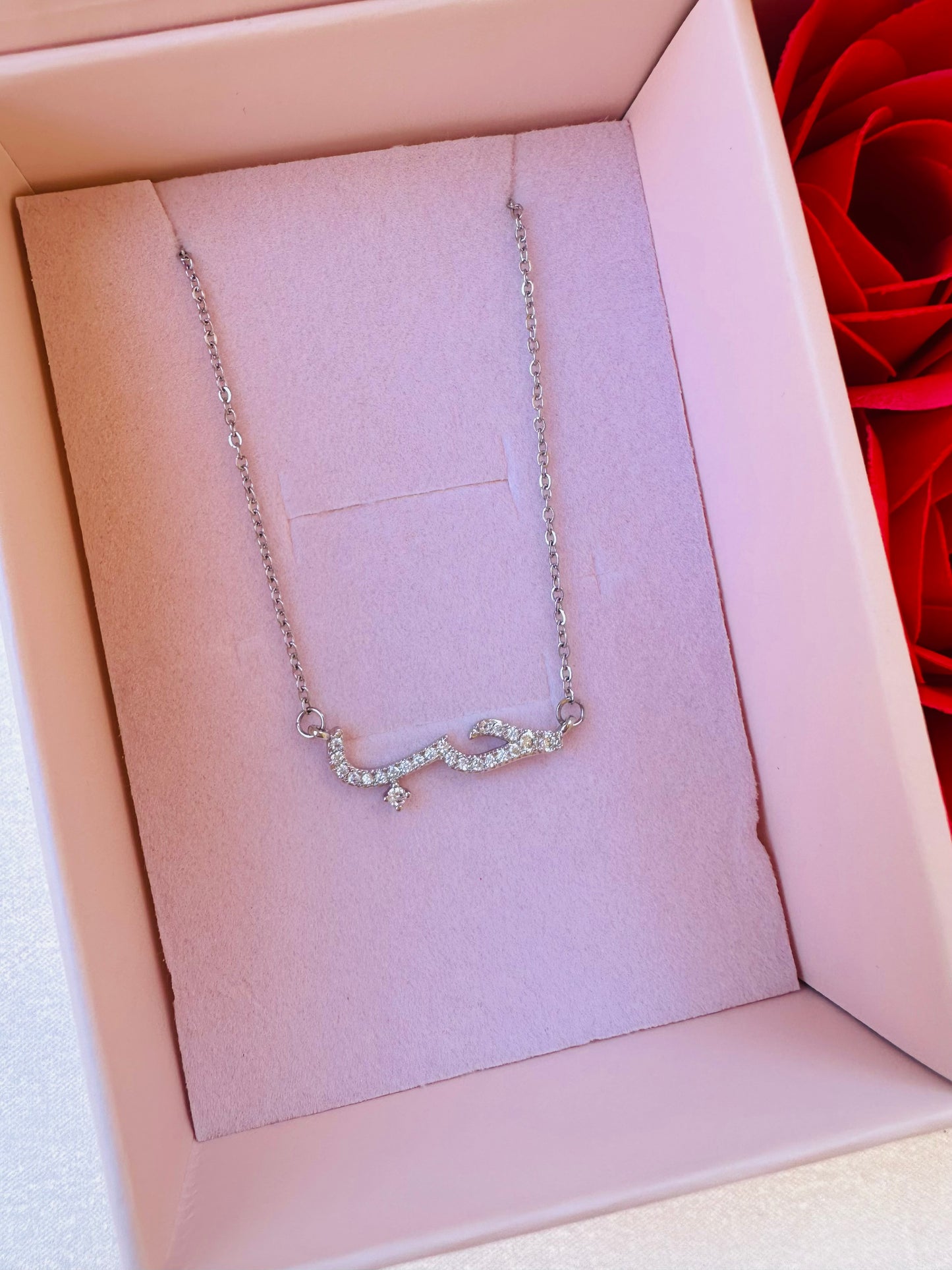 Silver Heart Pendant Necklace