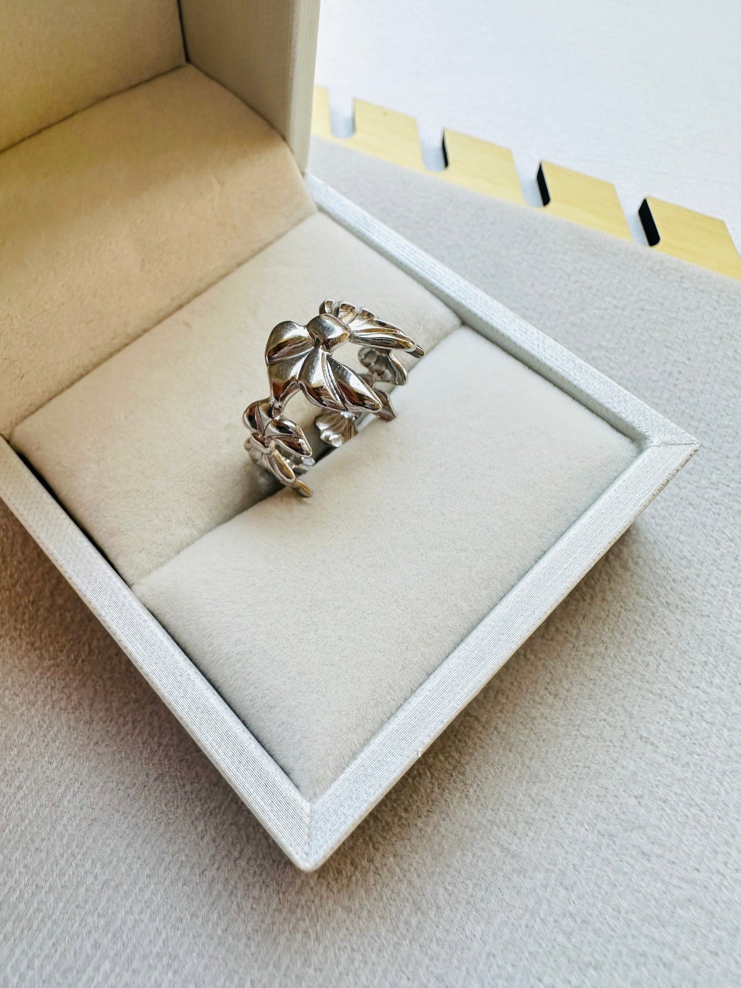 * Silver Stainless Steel Ring