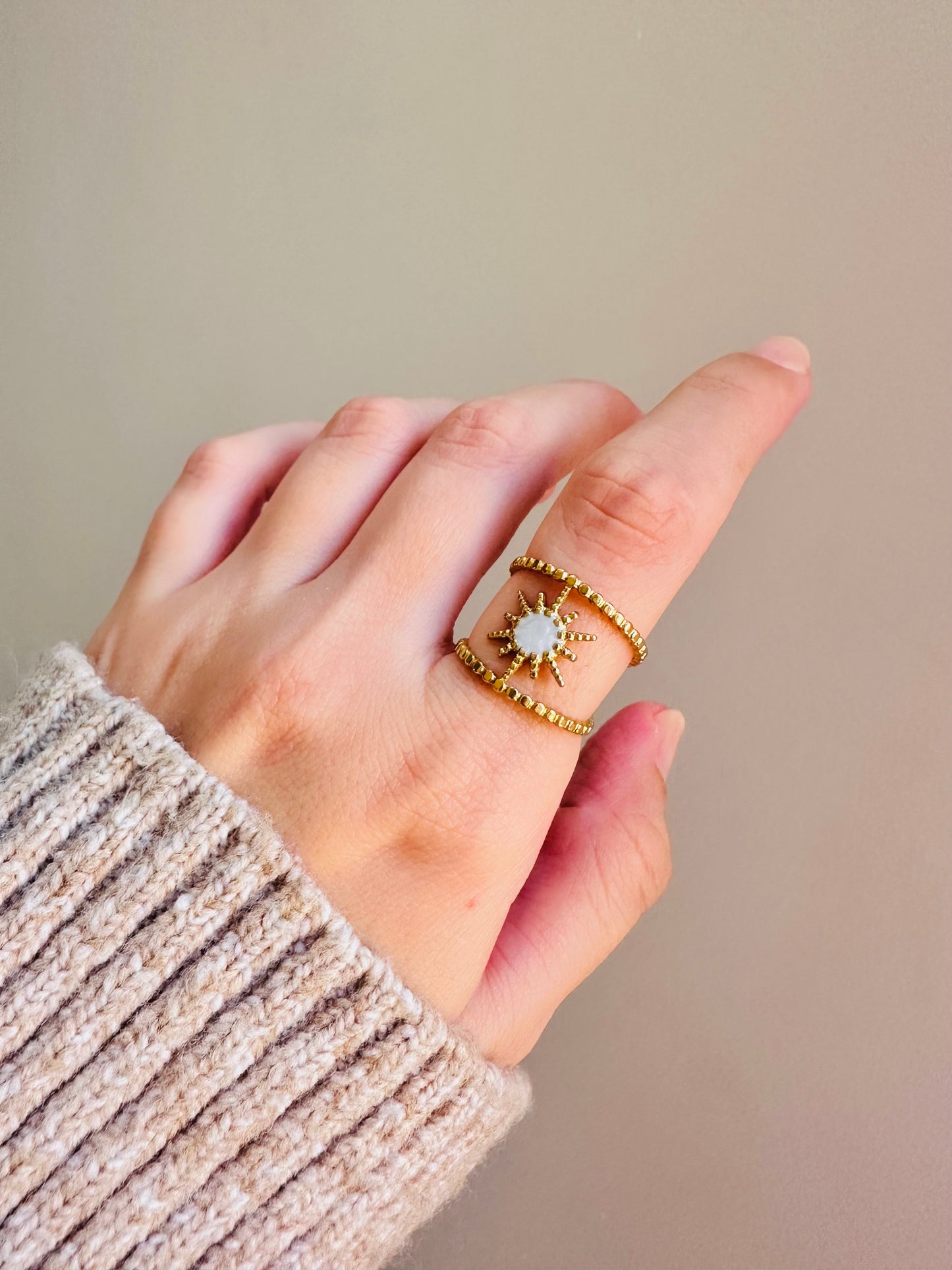 Gold Shell Ring