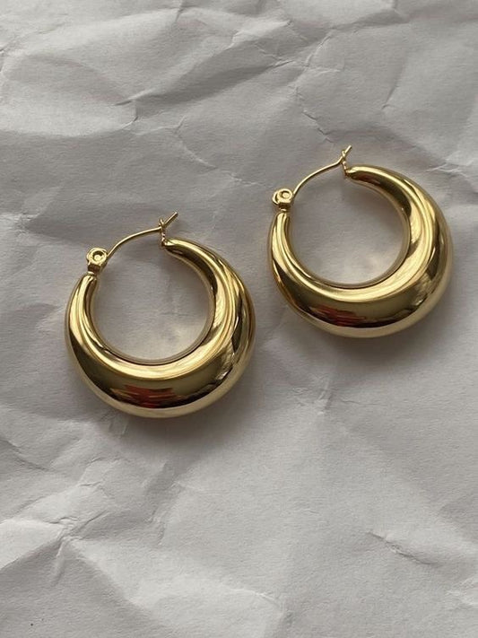 Classic Gold Stud Earrings