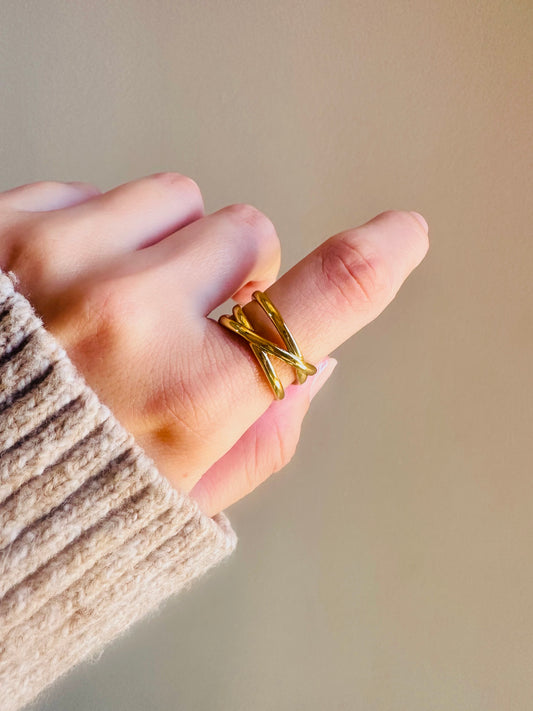 Classic Gold Stainless Steel Ring