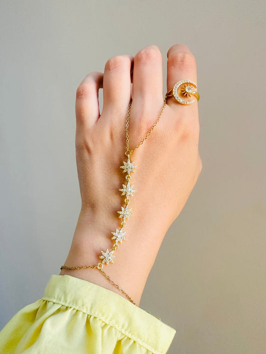 Hand Chain Gold Plated