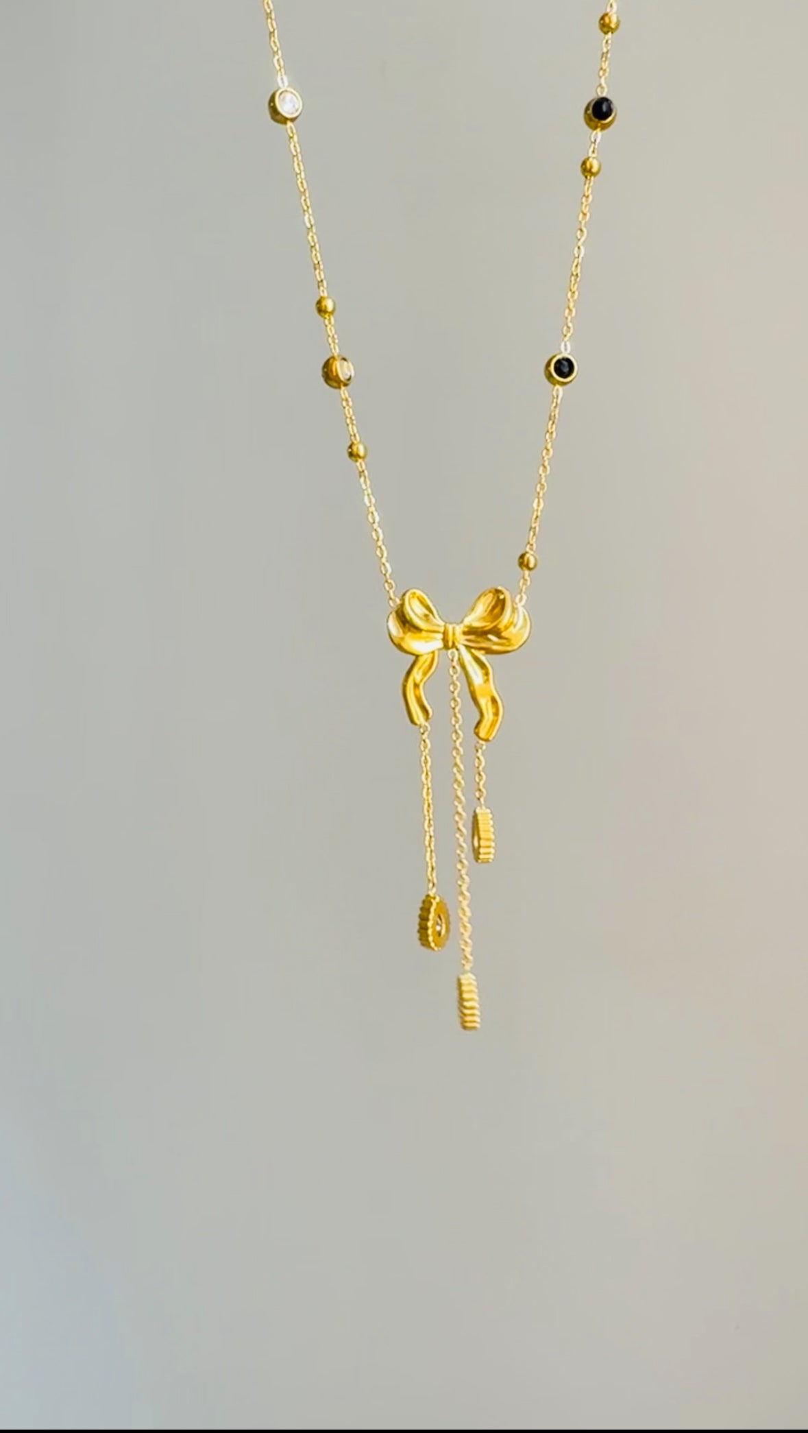 Bow Necklace – Stainless Steel