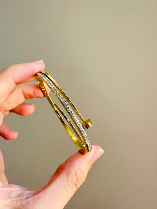 Bangle Nail with Stones