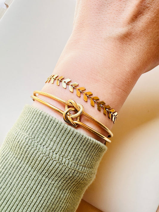 Arrow Bracelet with Matching Bangle