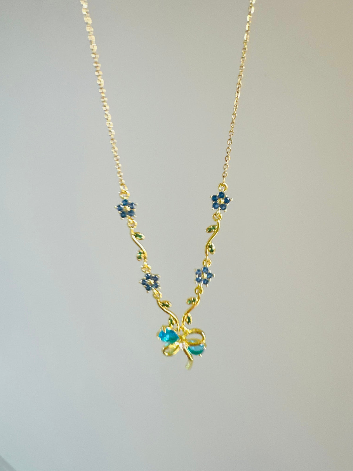 Blue necklace