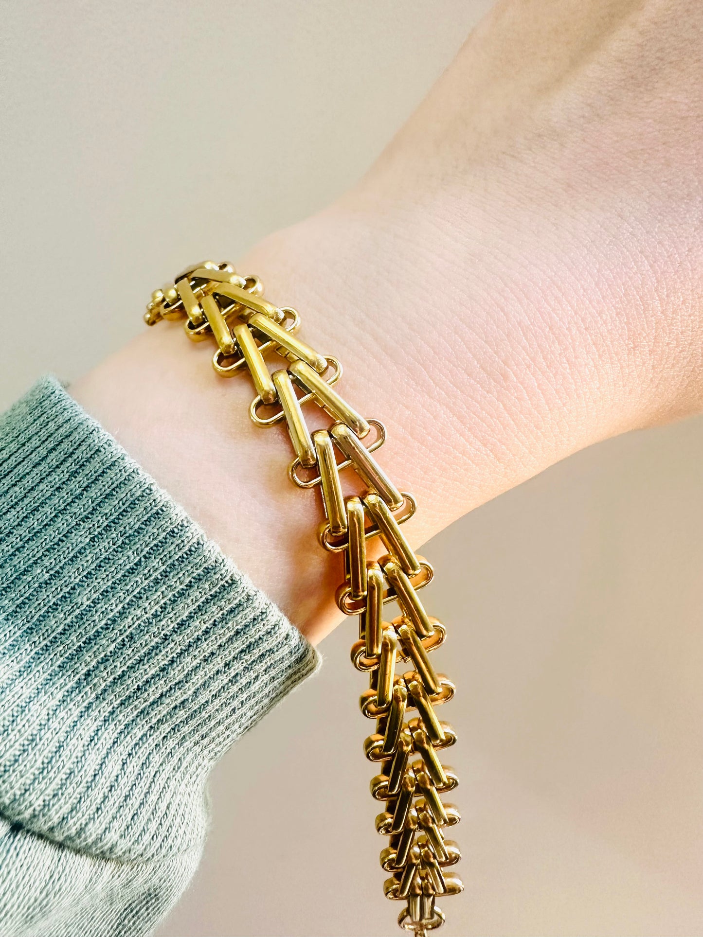 Gold Stainless Steel Bracelet