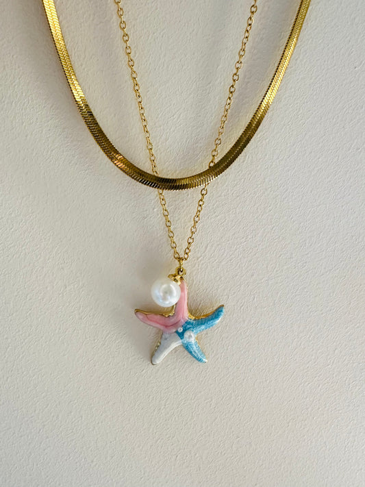 Two-Piece Star Necklace Set