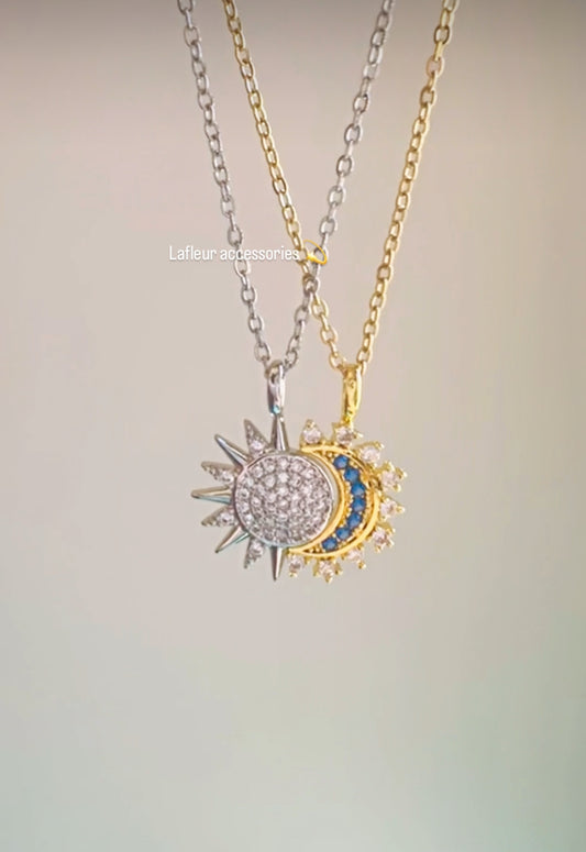 Two-Tone Gold & Silver Necklace – Stainless Steel