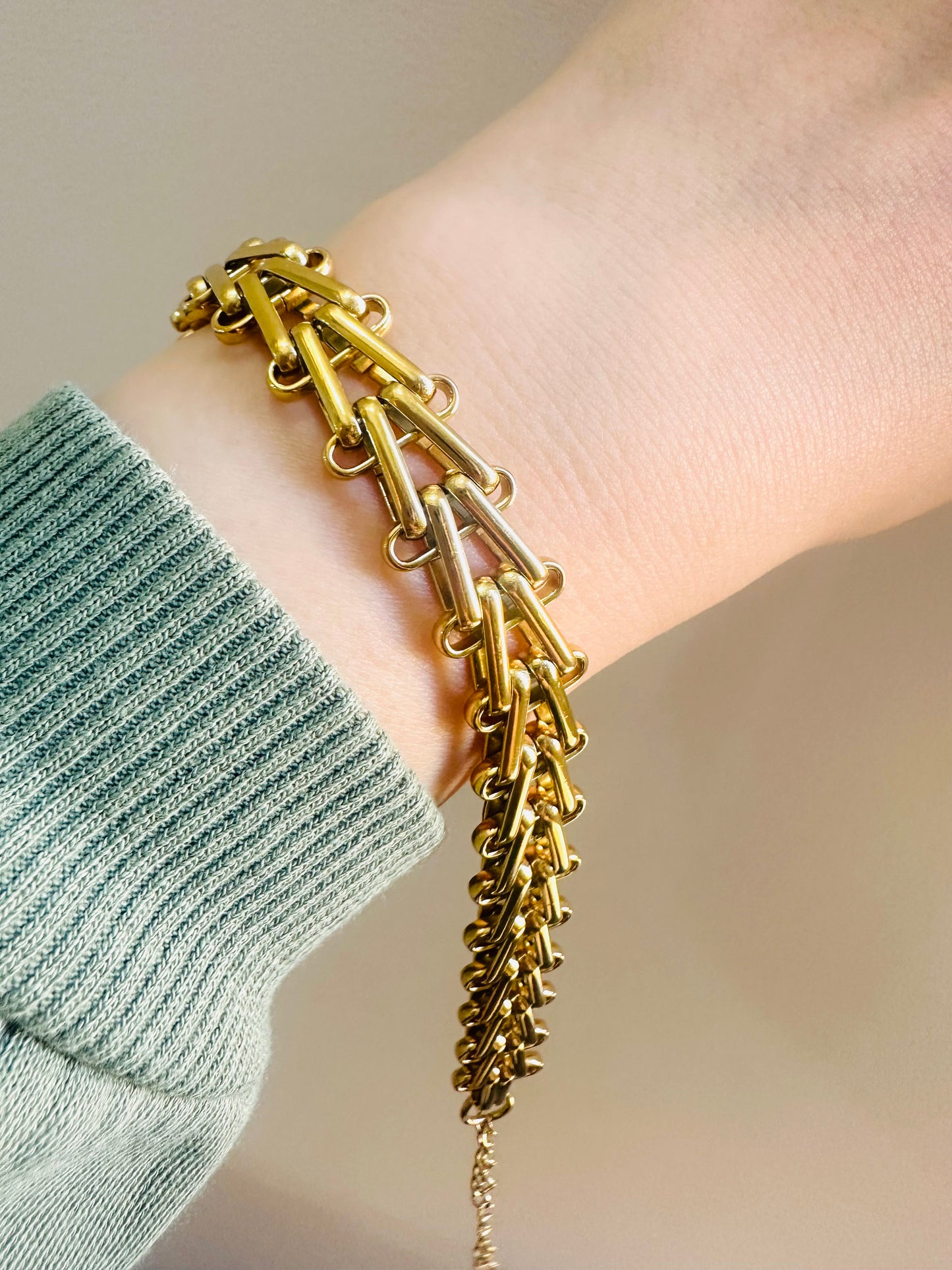 Gold Stainless Steel Bracelet