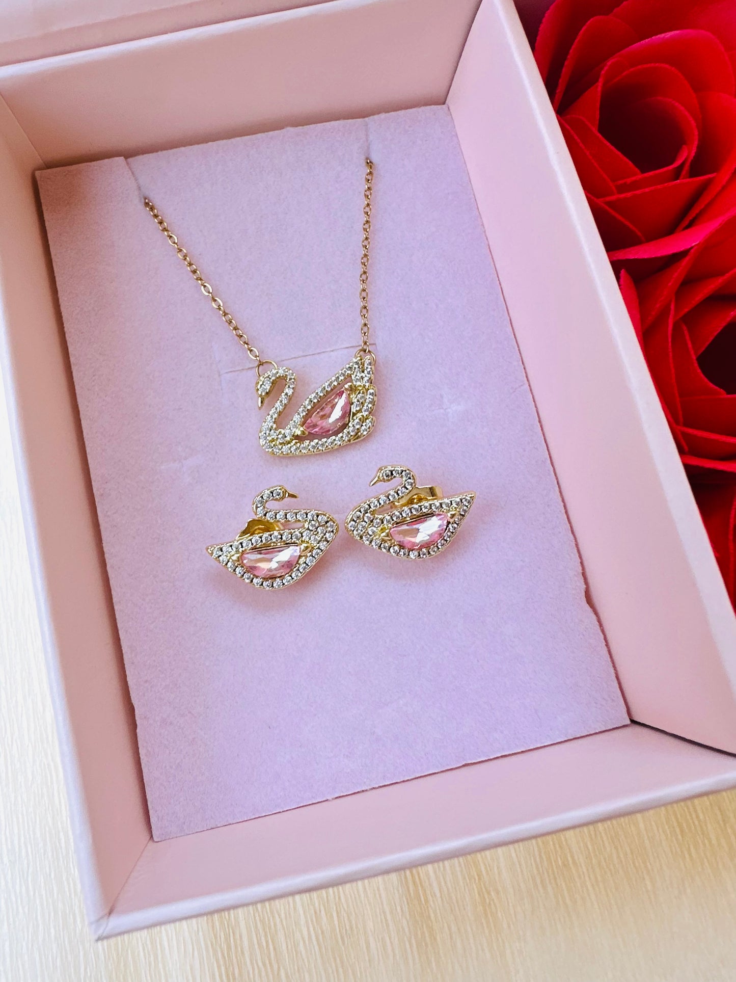 Necklace and Earrings