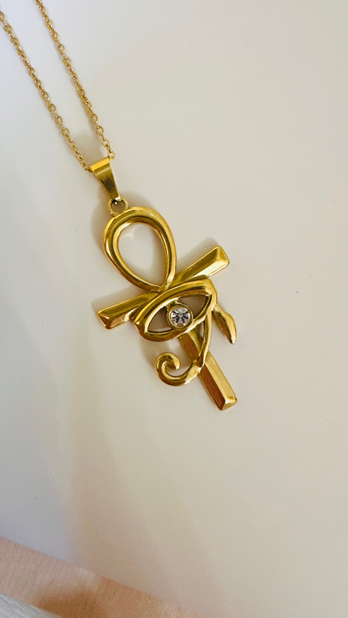 Pharaonic Ankh Necklace – Stainless Steel