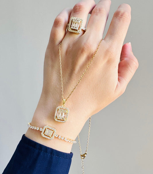 Baguette Gemstone Set