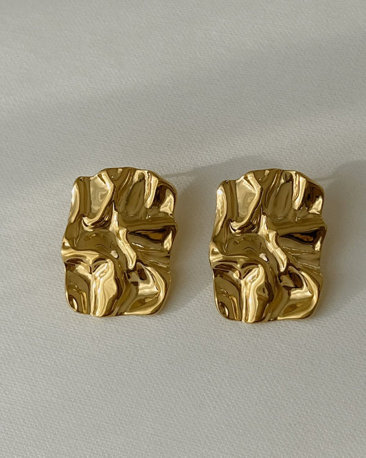 Classic Gold Stud Earrings