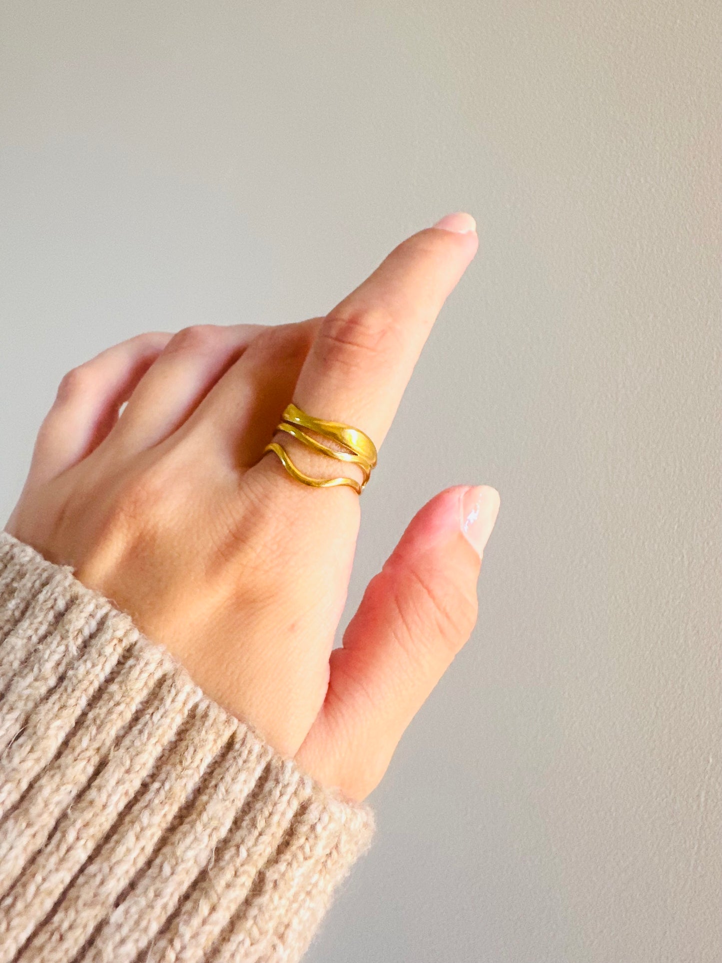 Gold Stainless Steel Ring