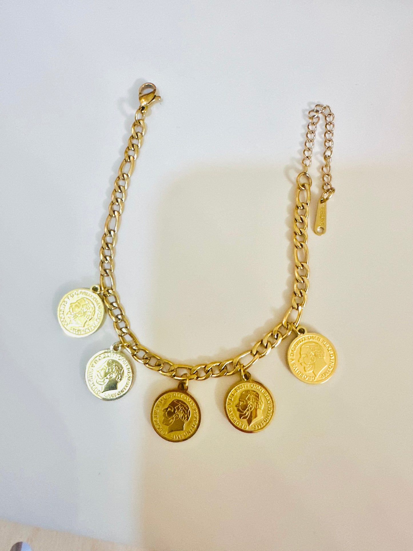 Coin Bracelet – Stainless Steel