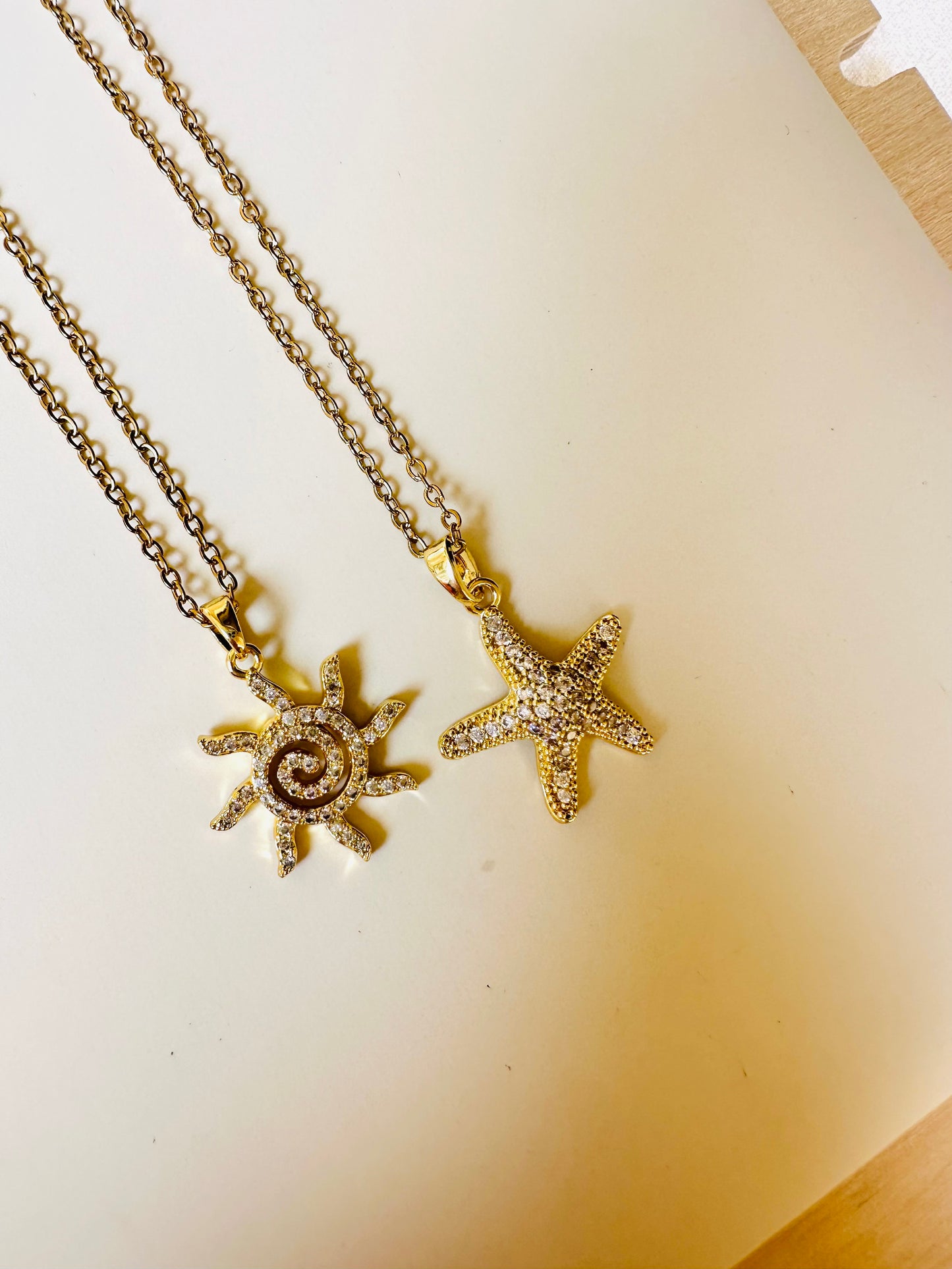 Sun & star Necklace