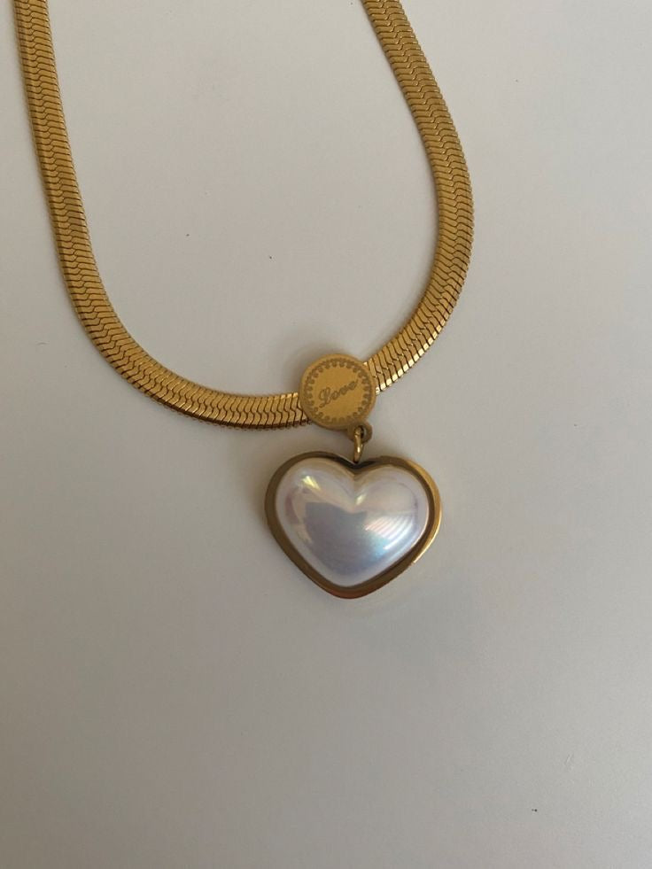 Stainless Steel Heart Necklace