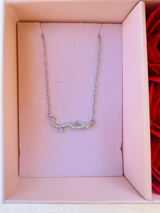 Silver Heart Pendant Necklace
