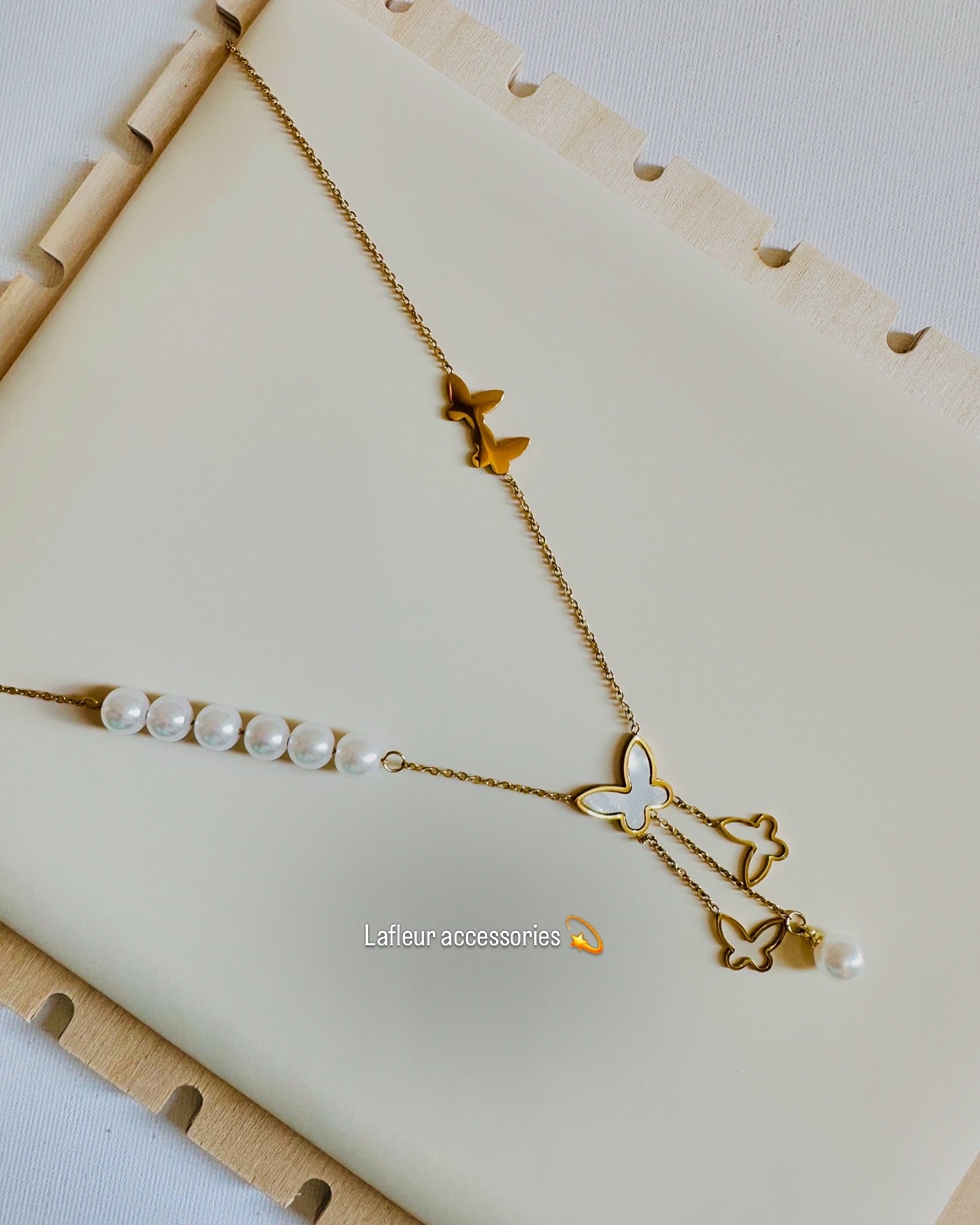 Butterfly Pendant Necklace – Stainless Steel 🦋