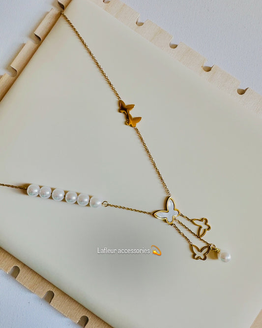 Butterfly Pendant Necklace – Stainless Steel 🦋