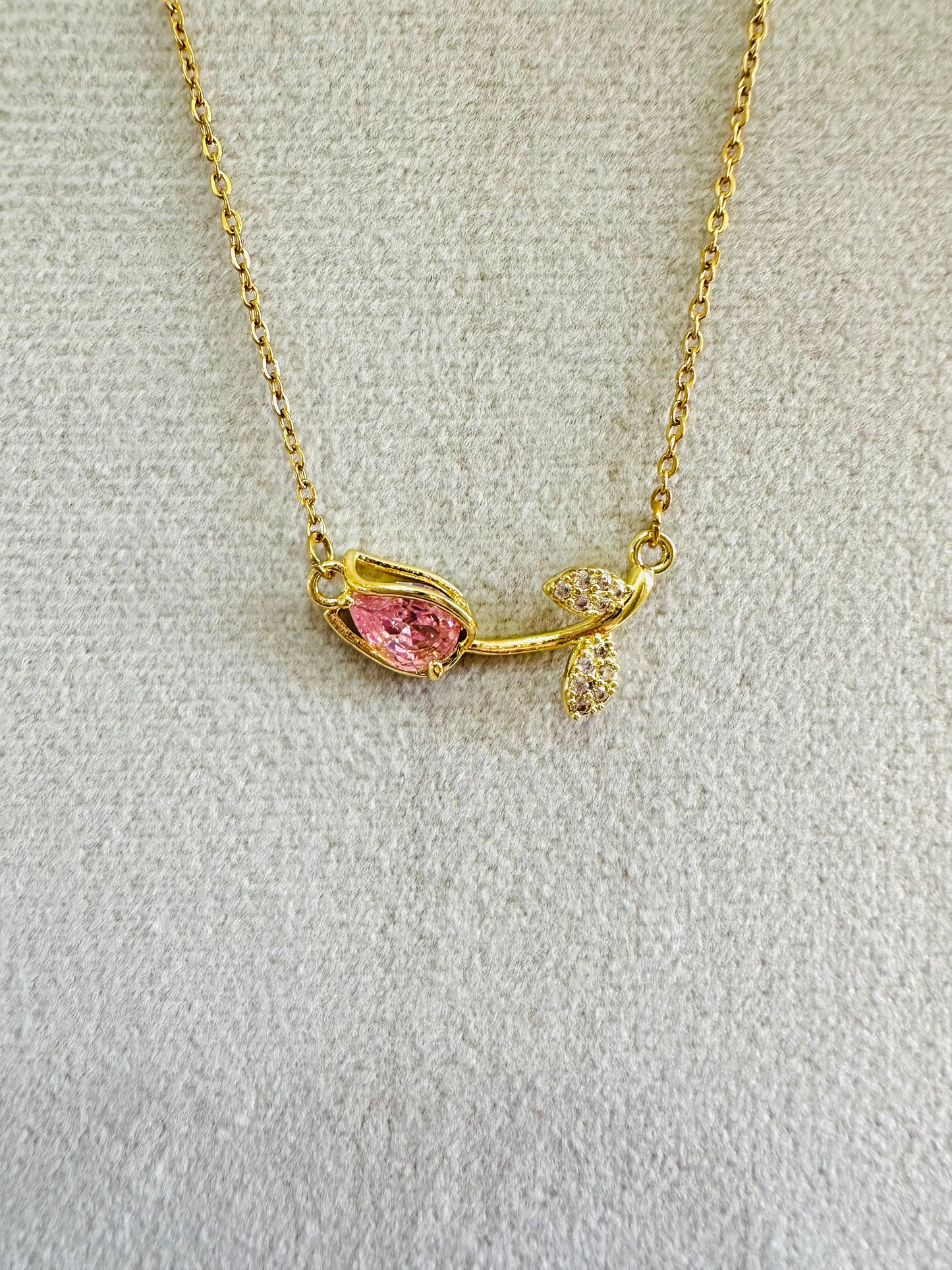 Tulip Flower Necklace