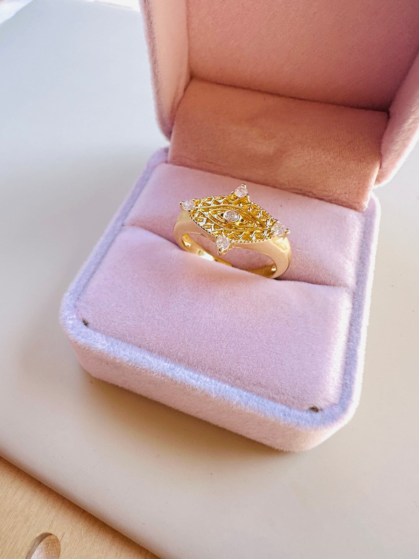 Ring gold plated