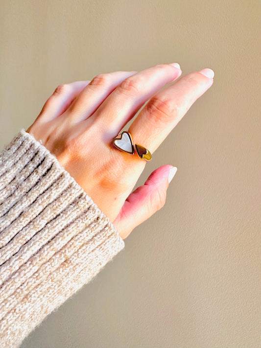 Heart Stainless Steel Ring